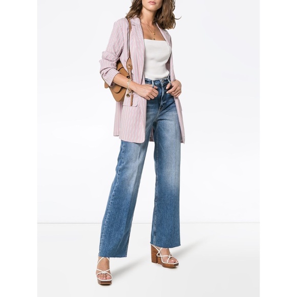 ✨NWT✨ FRAME Heritage California Raw Wide Leg Jeans in Coldwater Sz 25 - Picture 7 of 9